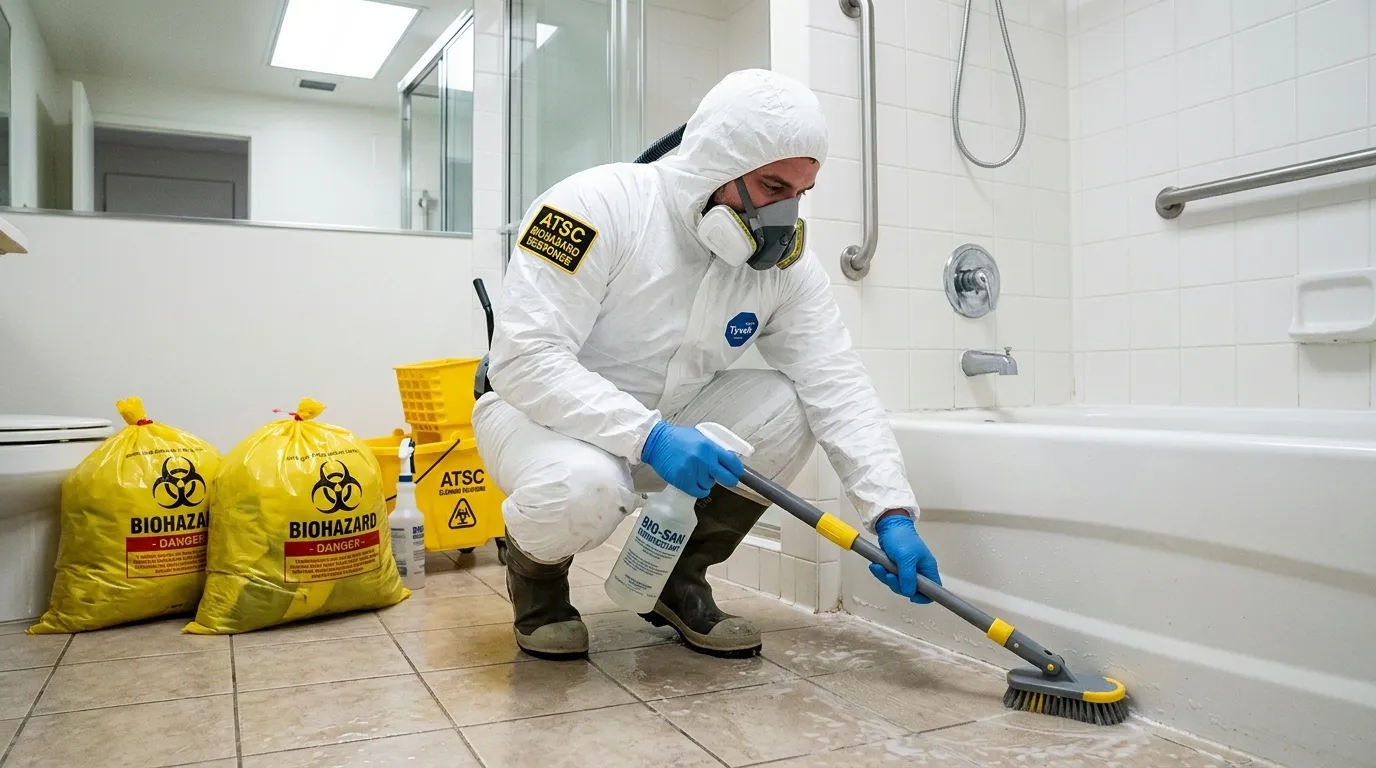 Decontamination equipment deployed for Blood Cleanup in West Valley City